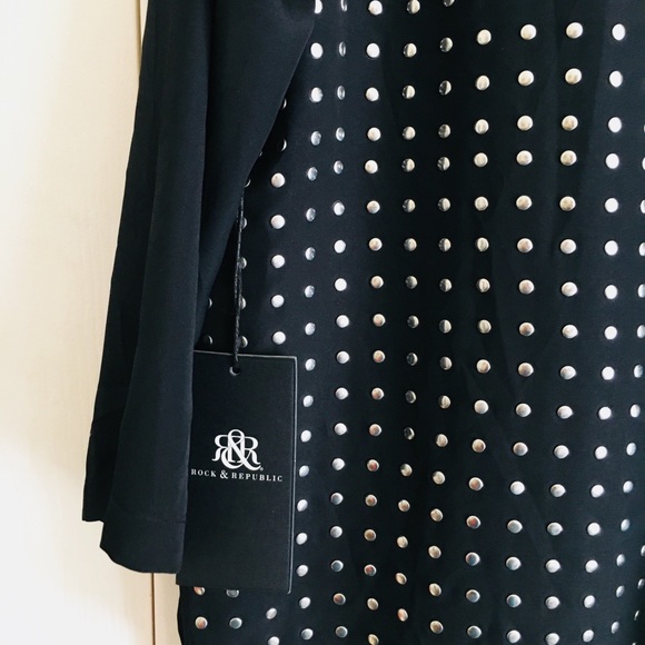 Black studded jacket - Picture 3 of 4